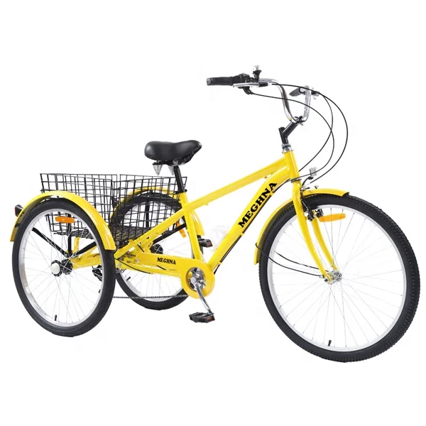 
2020 24 inch 7 speed adult mountain tricycle / trike / three wheel cargo cheap tricycle bike for sale 