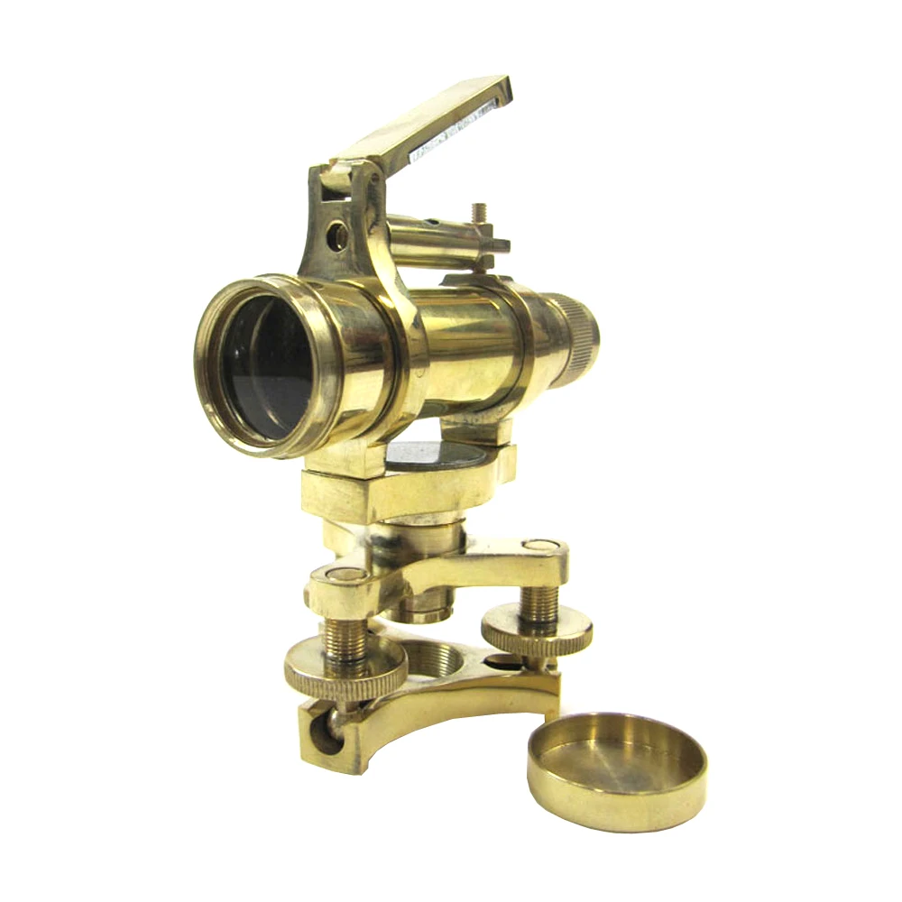 Vintage Brass Optical Automatic Survey Self Leveling Dump Level Nautical Brass Survey Dumpy Level for Practical
