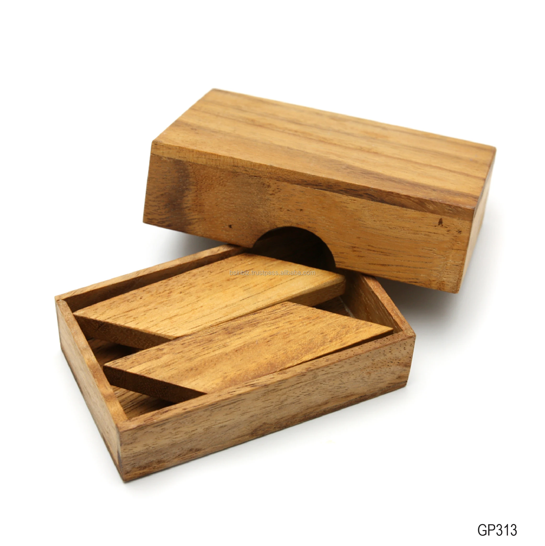 K Puzzle Designs Home Decor Table in Wooden Cover Box from Monkeypod Wood for Brain Teaser and Kids Educational Learning