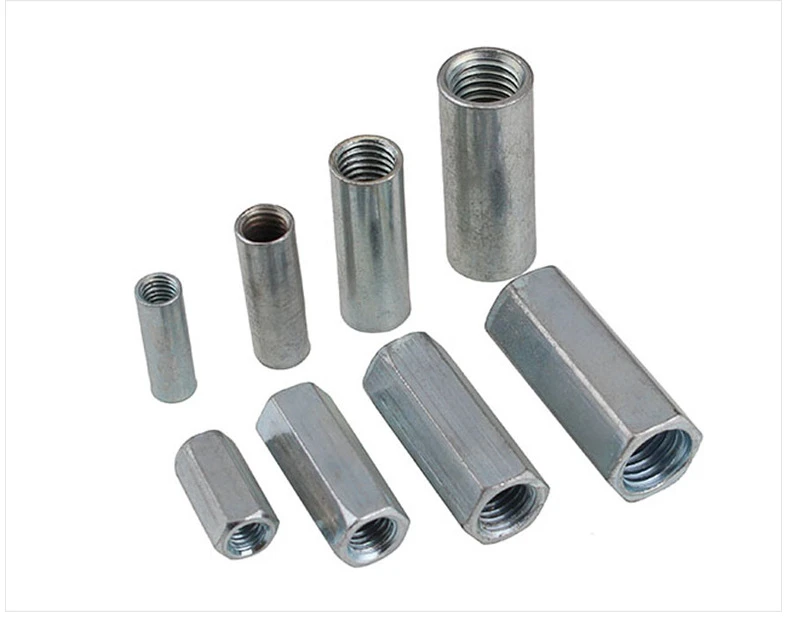 Carbon Steel Galvanized DIN6334 Long Hex Coupling Nuts