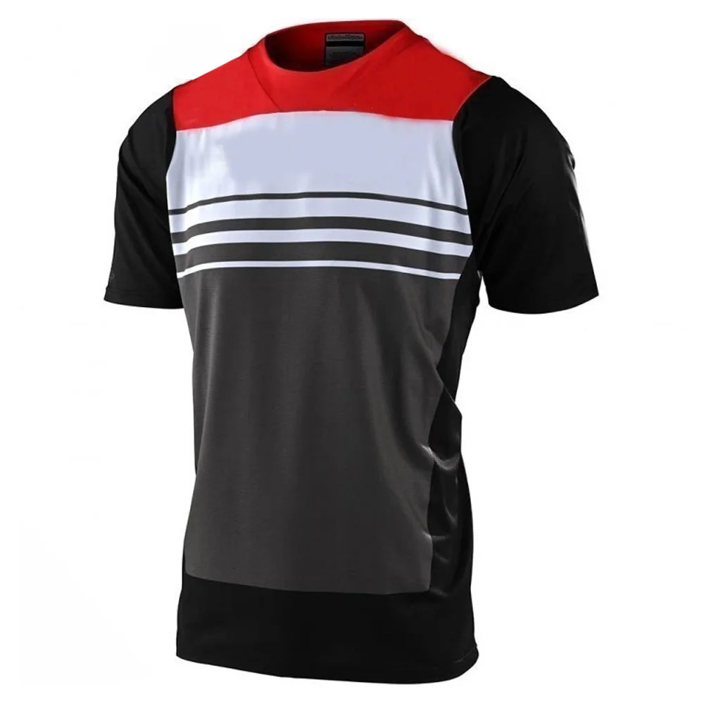 Riding Racing MX Jersey Designed Wholesale Brand Men Auto OEM Customized Style Sportswear Flame Color Feature Material