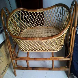 
Natural Eco Friendly Rattan Baby Crib For Baby Sleeping With Top Grade Quality From Vietnam 