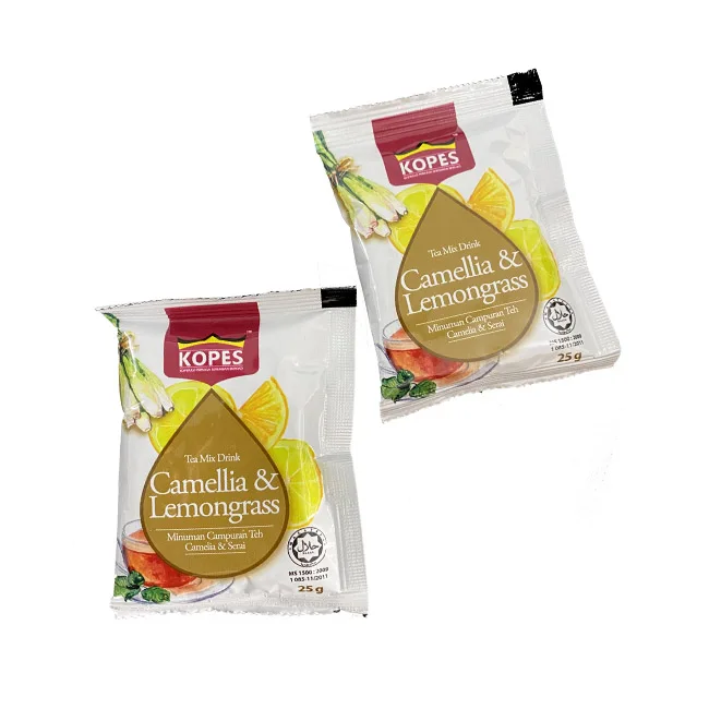 Premium Quality Herbal Tea Camelia & Lemongrass Flower Tea Mix Drink Health Instant Tea Sachets [25g x 15 Sachets]