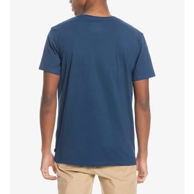  Мужская синяя дизайнерская повседневная одежда с подкладкой спереди хорошая Спортивная футболка для фитнеса спортзала низкая цена унисекс