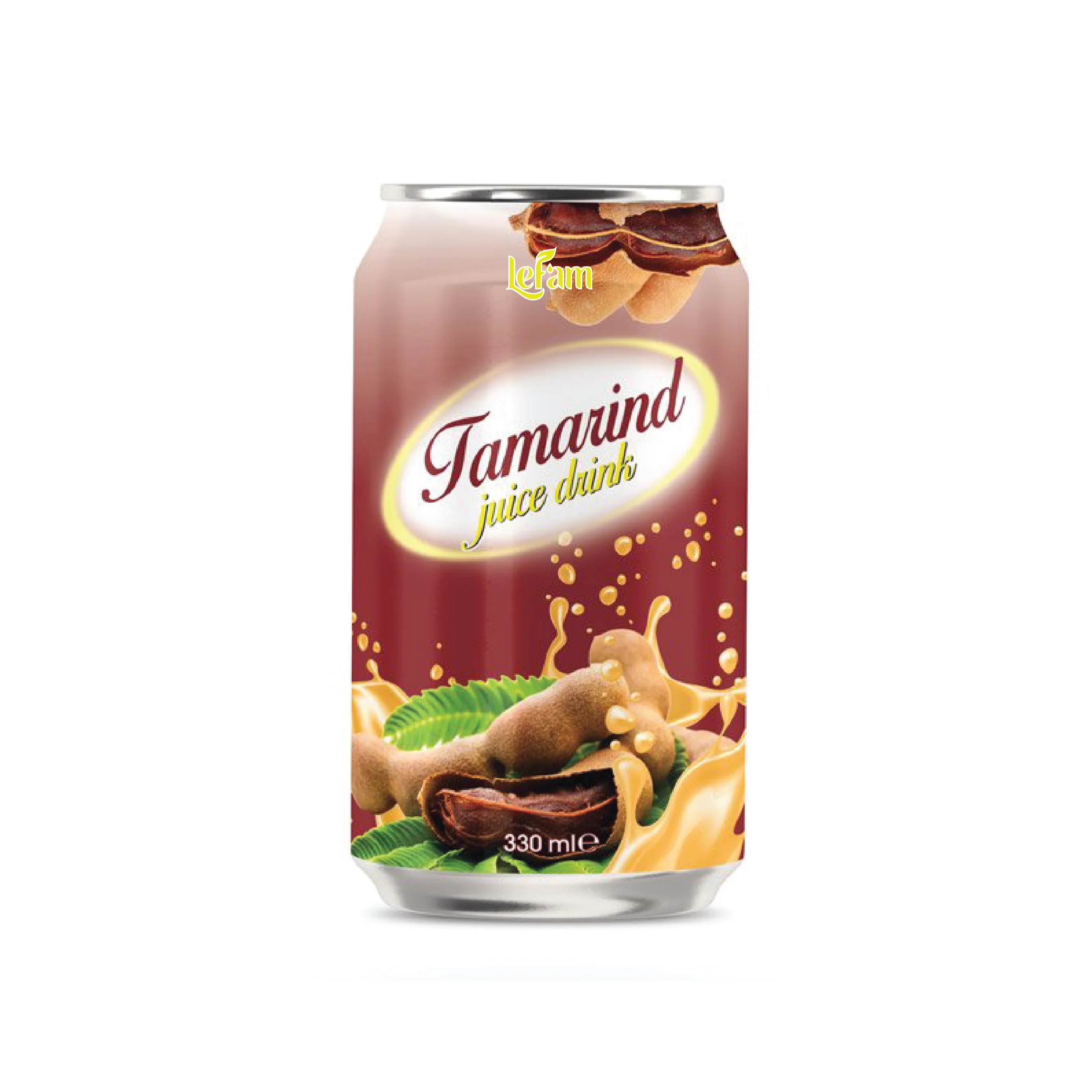 Tamarind Fruit Juice 100% with natural juice 11.2 Oz Manufacturing ODM Certificate Halal Kosher Alu Can New Design Custom