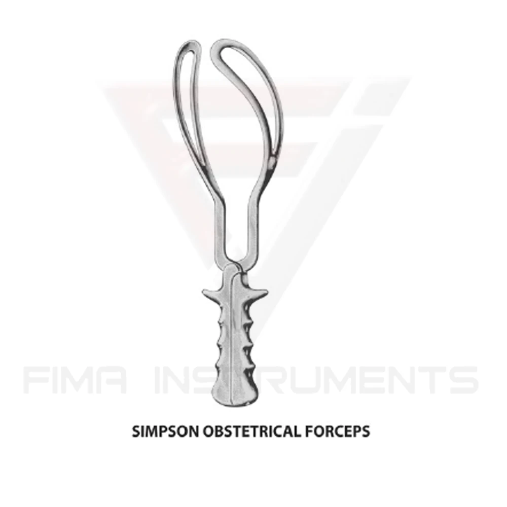 Child Birth Obstetrical Forceps Simpson Forceps 30cm