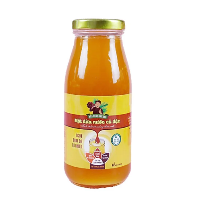 Mild Sweet Mellow Flavor Liquid Form Health Sugar Type Nipa Palm Syrup Export From Vietnam