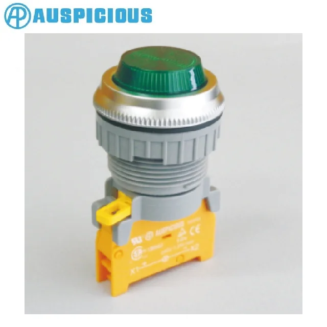 30mm IP65 Waterproof Round Head Pilot Lamp, Indicator Light (PLN-30)