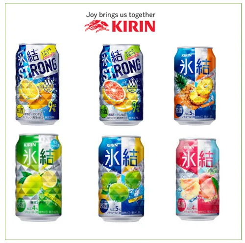 Fruity flavors highball from Japan
