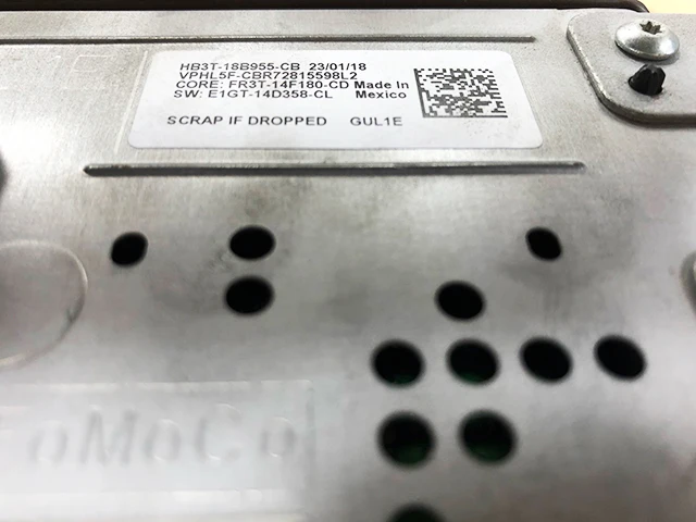 
Display Radio RECV DIG Part No:HB3T18B955CB For FORD EVEREST,RANGER 2011-2019 