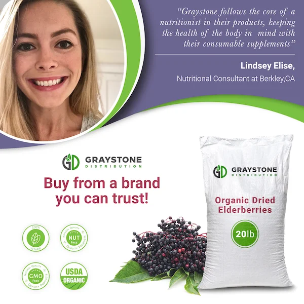 Whole Dried Elderberries - USDA Certified Organic Sambucus Nigra - Bulk Dry Elderberry Wholesale - Free of Chemicals Pesticides
