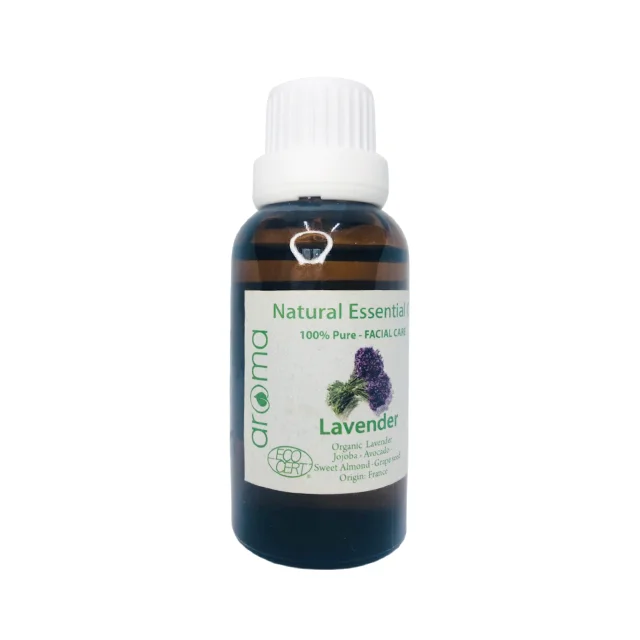 Natural Lavender Face Oil 100% Pure Anti Aging Bright Moisturizing Organic Aromatherapy Gifts Set Massage Oil Lavender Essential