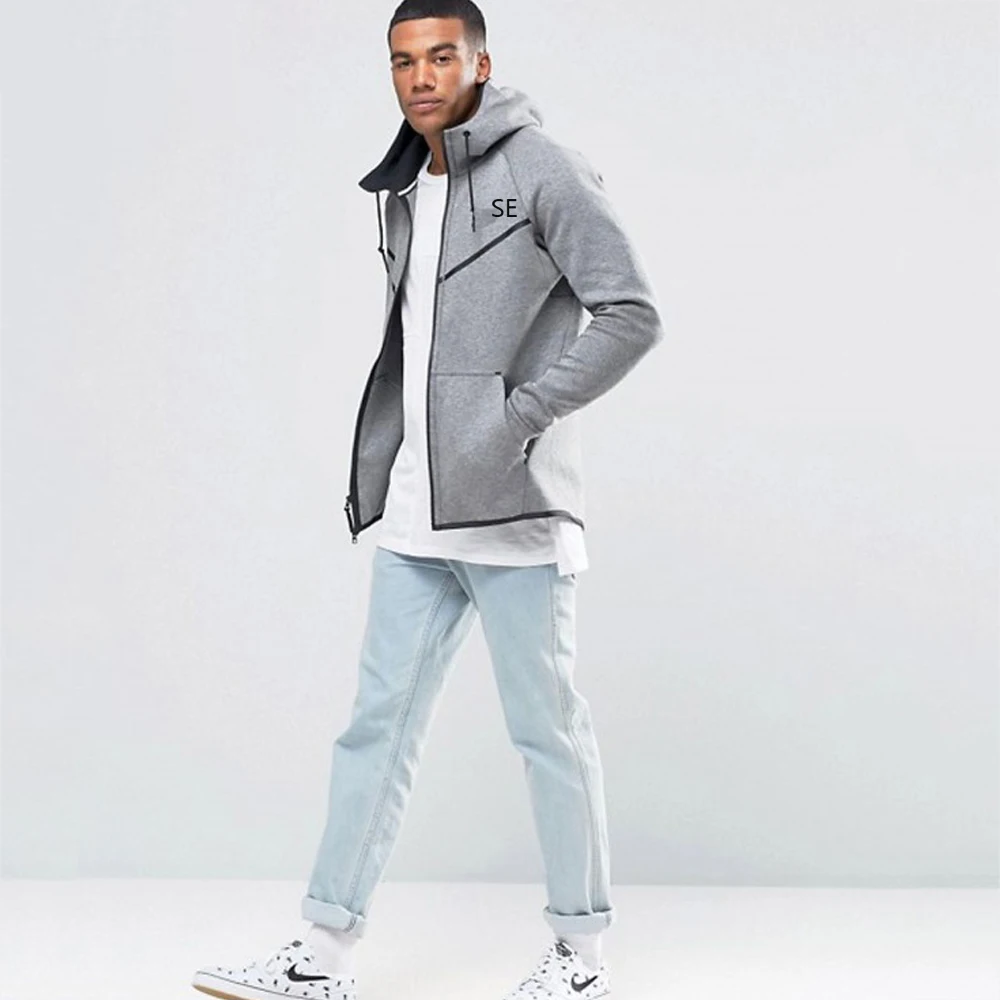 Top Quality Fleece Zipper Hoodie For Men Casual Wear Zip Style Hoodies