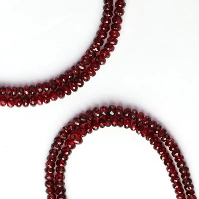  Бусины Из Натуральной Красной шпинели с гранями от 3 5 мм до красная шпинель A качество 8 дюймов цена за нить