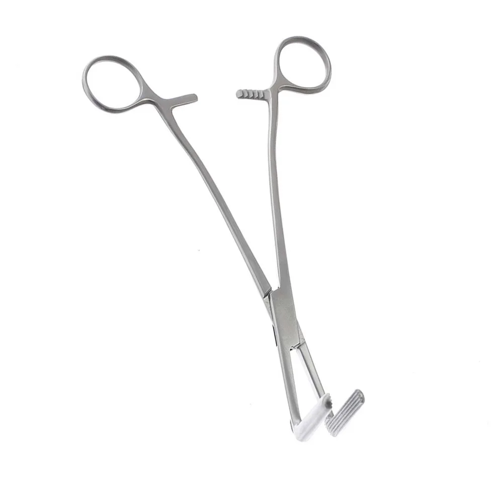 Wertheim Cullen Forceps Right Angle Jaws Longitudinal Serrations 21.6cm