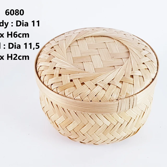 Hot Sale Round Shape Natural Recyle Material Bamboo Gift Box