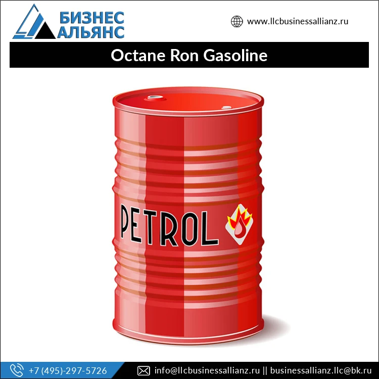 Leading Seller of Best Quality Russian Origin Grade 95 Industrial Fuel Octane Ron Gasoline for Wholesale Customers