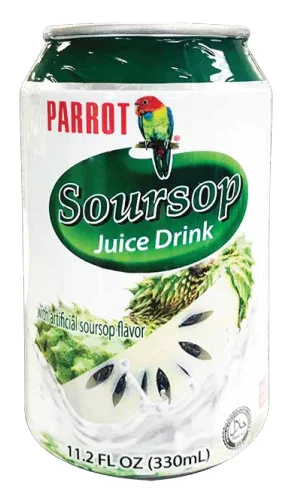 Premium Quality Made in Vietnam Best Sale Fresh 500ml Canned Soursop Juice Drink With Pulp