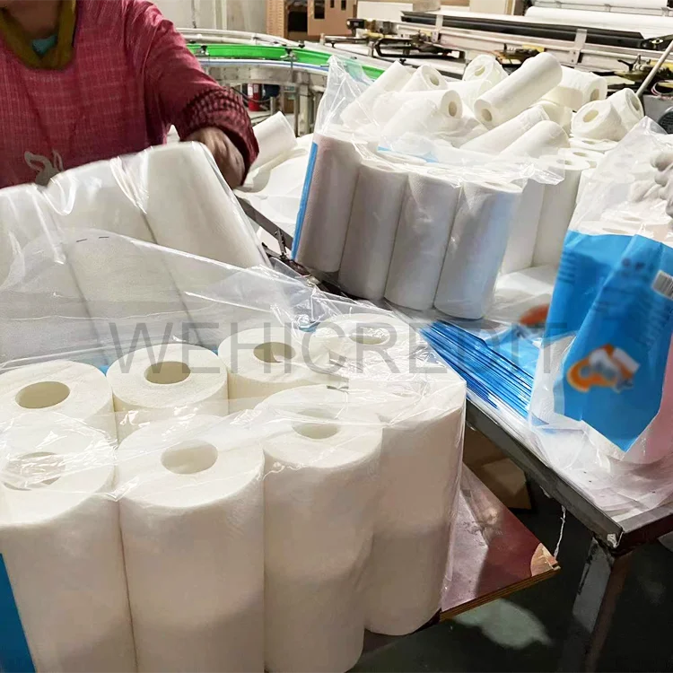 WeHicredit Customizable TAD Super Absorbent Colored Printed Roll Kitchen Paper Towel Kitchen Paper