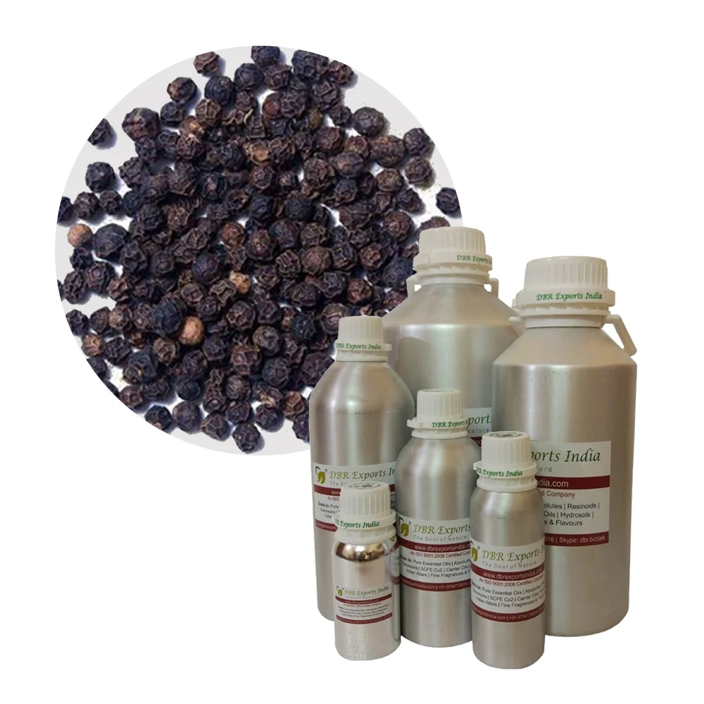 Black Pepper Oil Natural Black Pepper Oil supplier at wholesale price Wholesaler of natural Black Pepper Essential Oil (50044004620)
