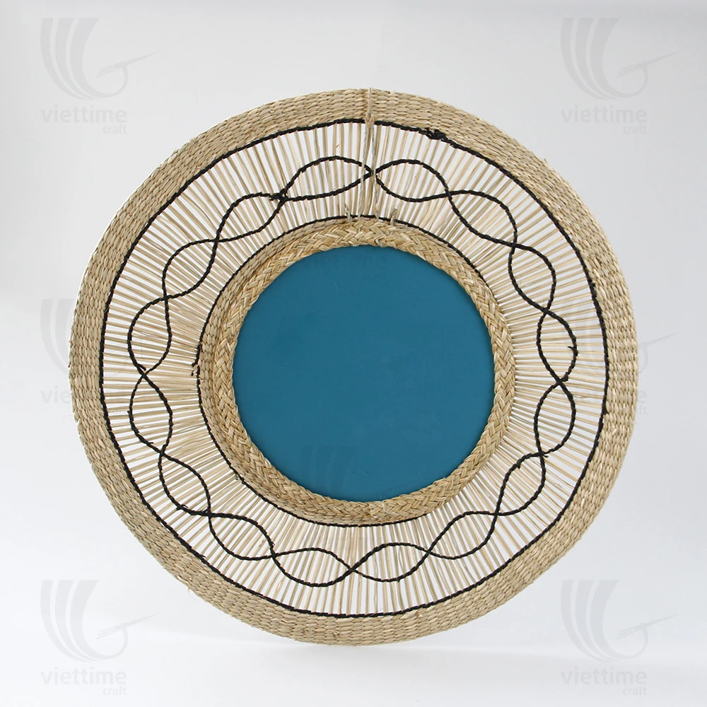  Качественное зеркало для спальни из ротанга морской травы гиацинта в европейском стиле подарочной коробке вьетнамский сувенир