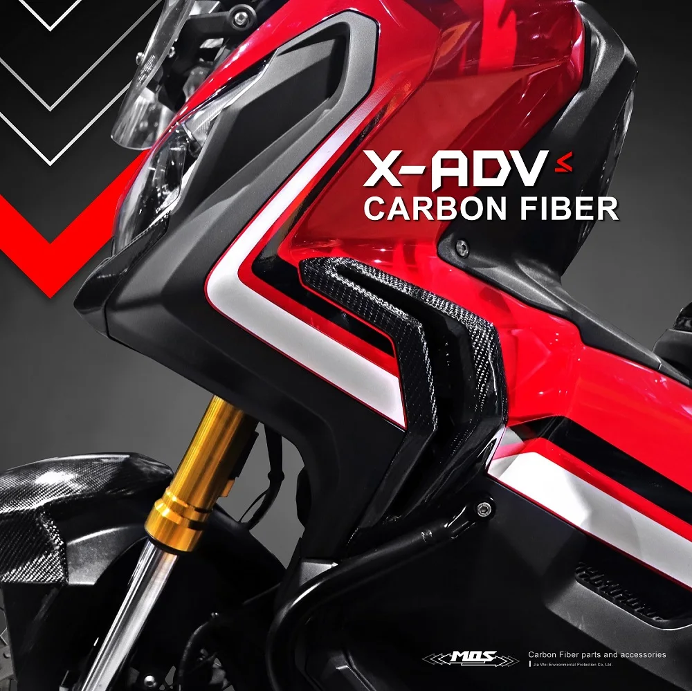 MOS воздуховод из углеродного волокна Чехлы для мотоциклов Honda X-ADV 750 2017 2018 2019