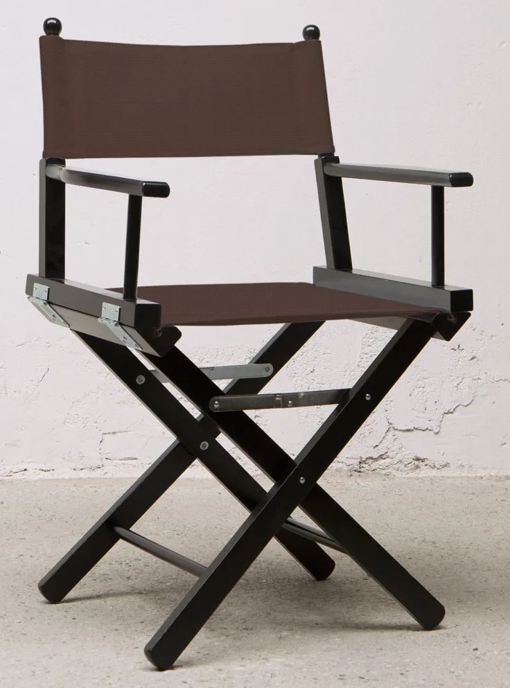 BROWN SEAT DIRECTOR P FOLDING CHAIR