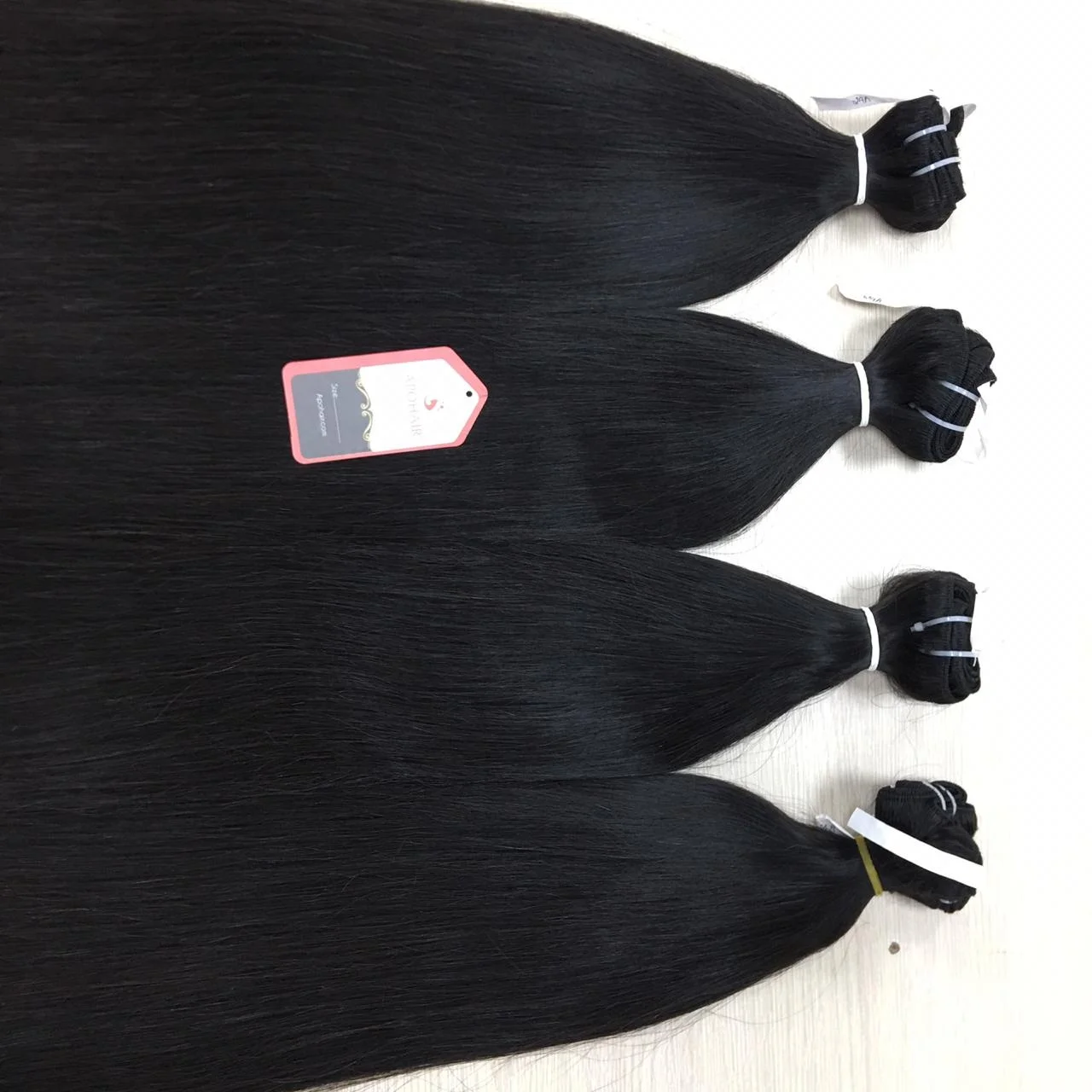WEFT SOFT STRAIGHT BLACK HUMAN VIETNAM  HAIR WITH FACTORY PRICE UPTO 32 INCHES