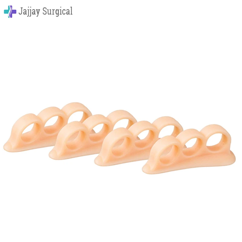 Toe Straightener and Corrector 4 Pack Soft Gel Crests Splints Reduce Foot Pain Prevent Overlap Flexible Foot care Treatment  S