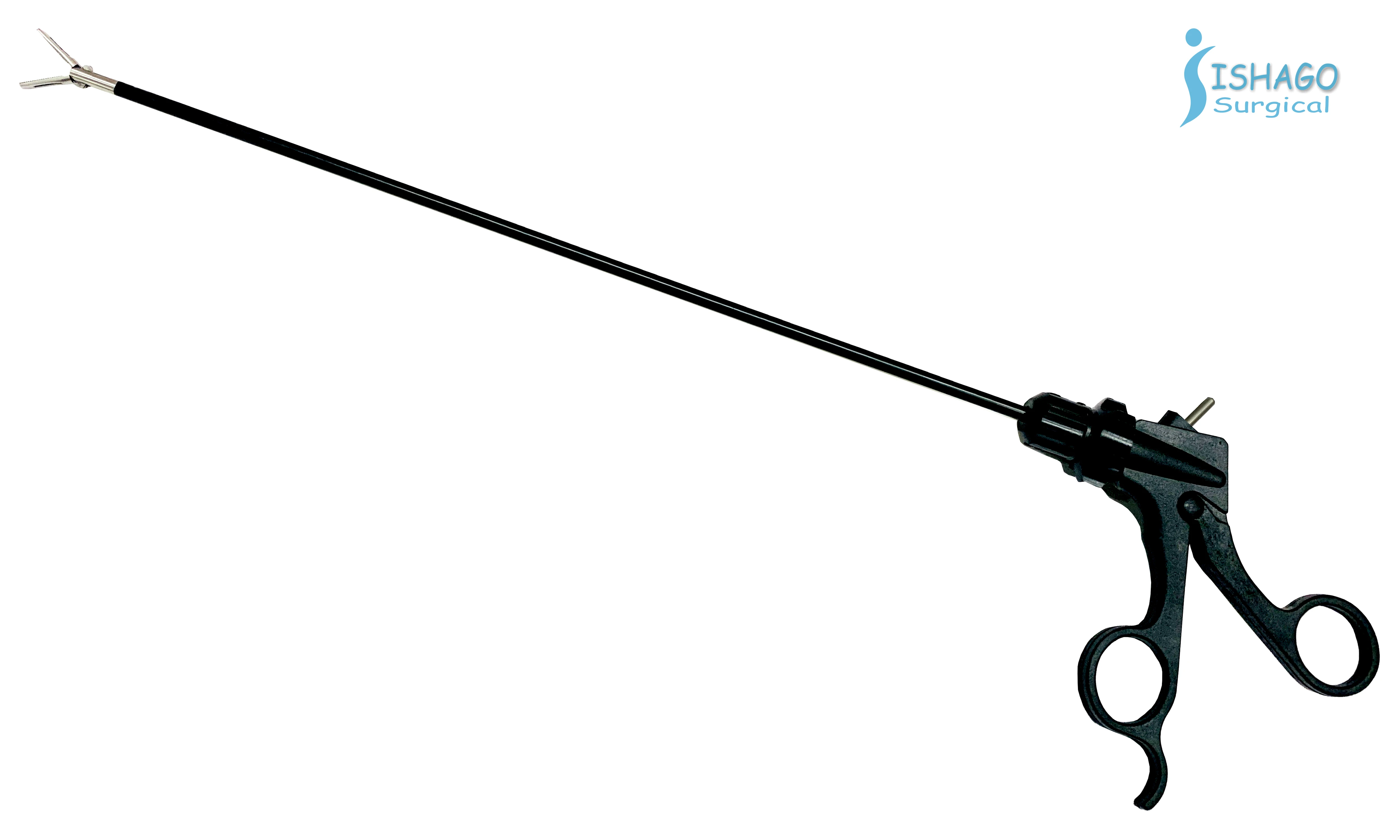 Laparosopic Atraumatic Grasping Forcep with Insulated Retched Handle for Laparoscopic Surgery