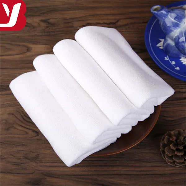 
White towel manufacturers direct batch of microfiber 35*75 beauty salon hotel bath disposable towels with high quality 