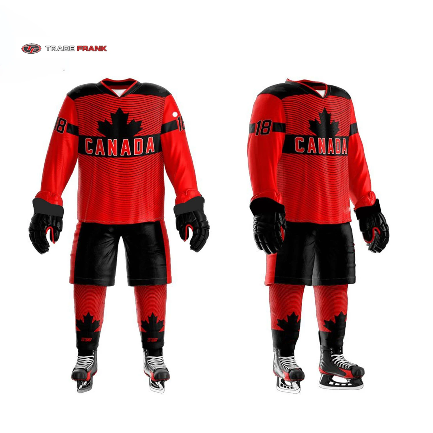 Лучшего качества дешево новейший стиль индивидуальная униформа для хоккея с шайбой из 100% полиэстера мужская