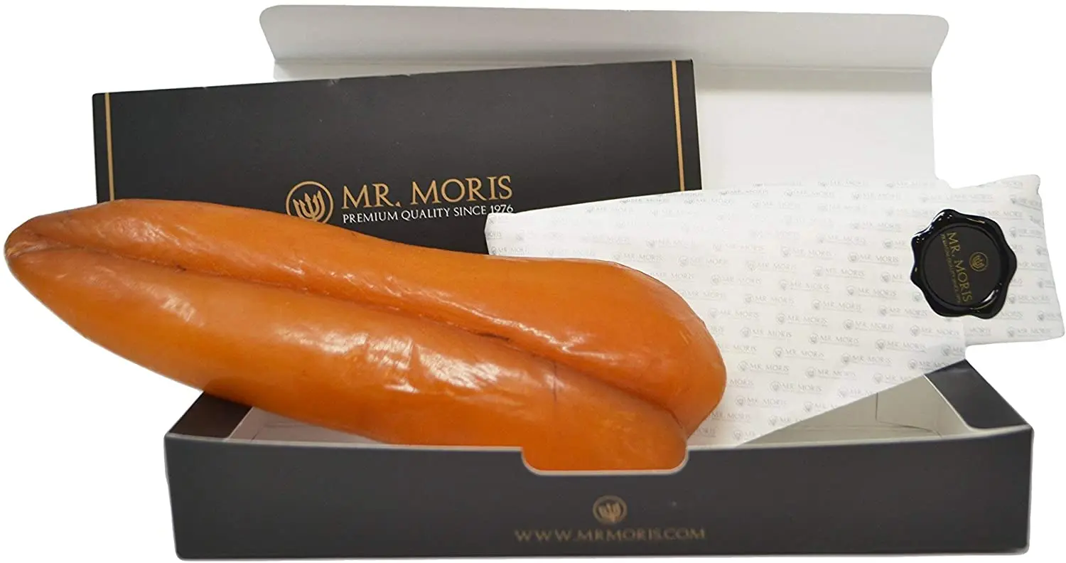 Высокое качество Mullet Bottarga Золотой резерв мистер Морис Сделано в Италии Кошерный роскошной коробке 175 г
