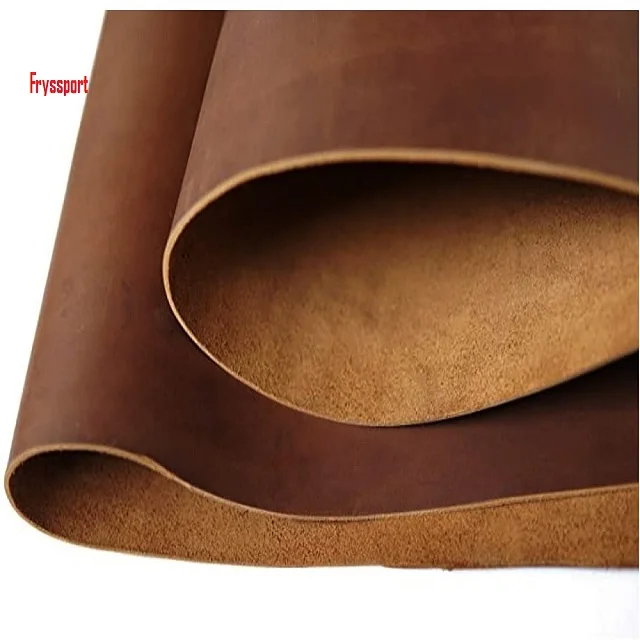 Top Muse Craft Flawless  Dark Brown Tooling Leather Finished Full Grain Cowhide Leather Import A Grade Leather Hide 1