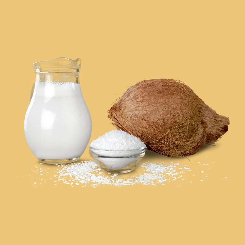 Оптовая продажа сушеный кокосовый сладкий молочный порошок закуски чипсы полулущеный кокос