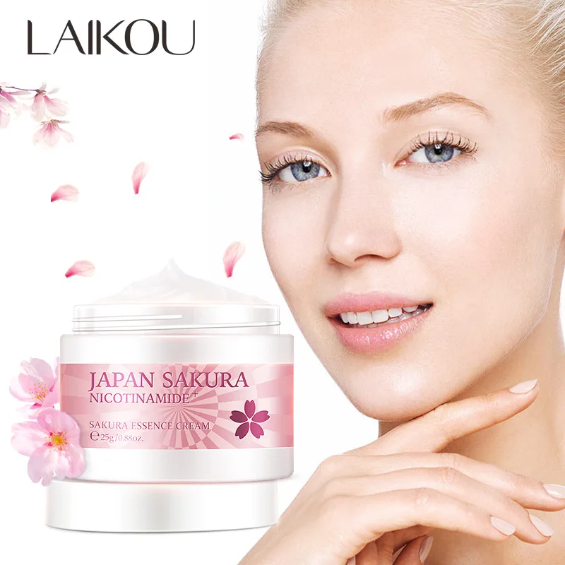 Private Label Skin Care Sakura Beauty Cream Whitening Moisturizer Smear Face Cream