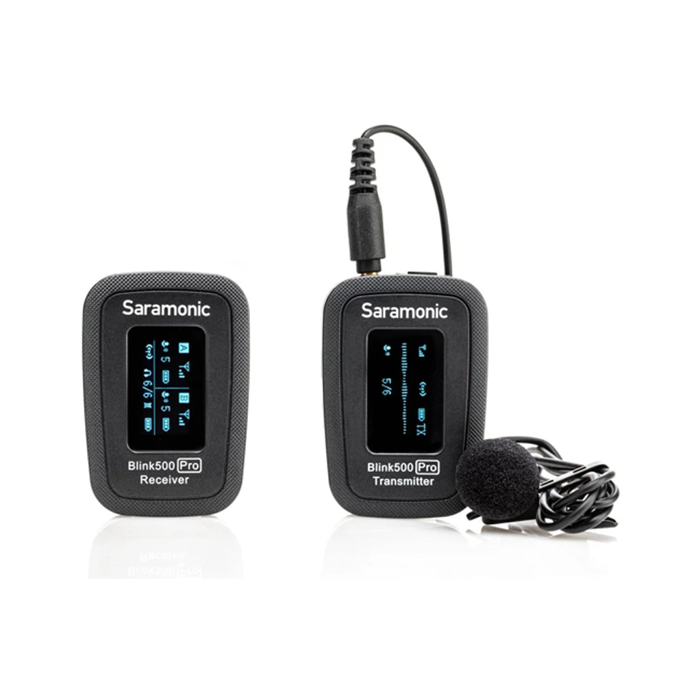 Saramonic Blink 500 Pro B1 TX+RX 2.4GHz Micro-Wireless Lavalier System w/Out for Cameras & Mobile