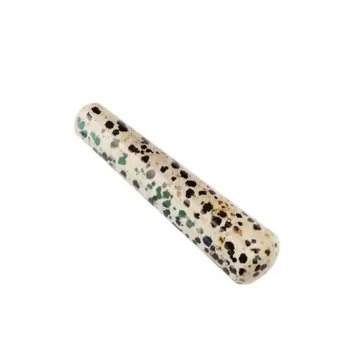
WHOLESALE DALMATIAN JASPER CRYSTAL SMOOTH MASSAGER WAND FOR PHYSICAL HEALING 