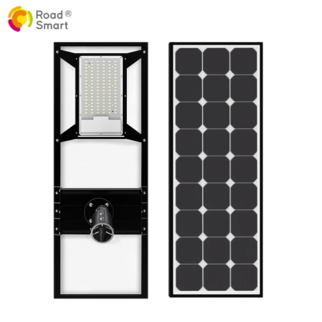 Ip65 Outdoor All In One Solar Street Lamp 20W 30W 40W 60W 80W 100W Integrated Led Solar Street Light