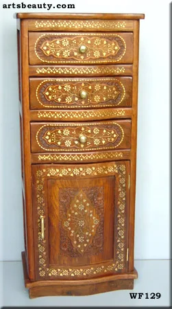 Wooden Furniture Traditional Designed Made With Reliable Quality Wood Storage Organizer Keepsake Space Saving Cupboard