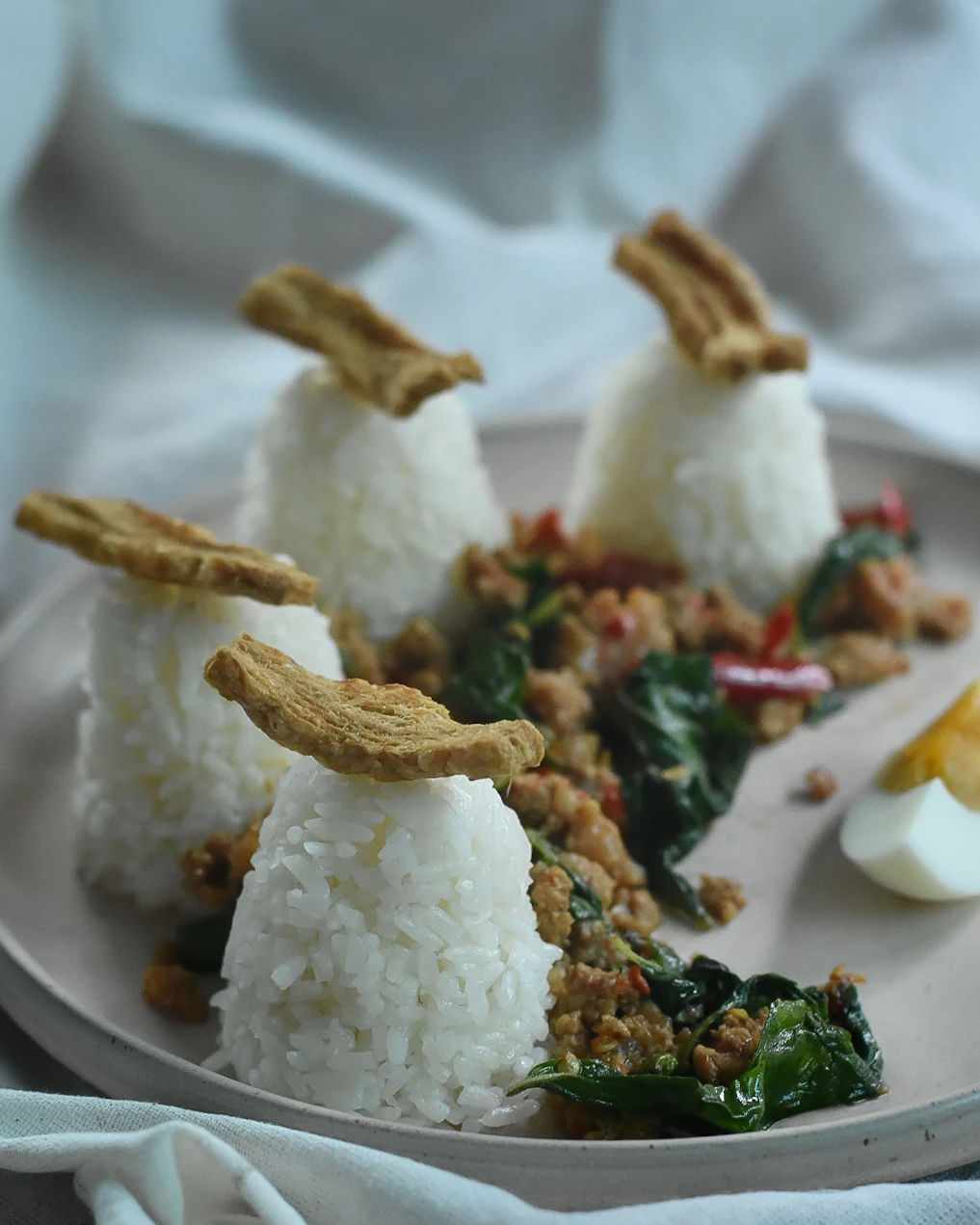 LIL SHEEP Thai Snack Soy Protein Crisps Tomyum Flavor