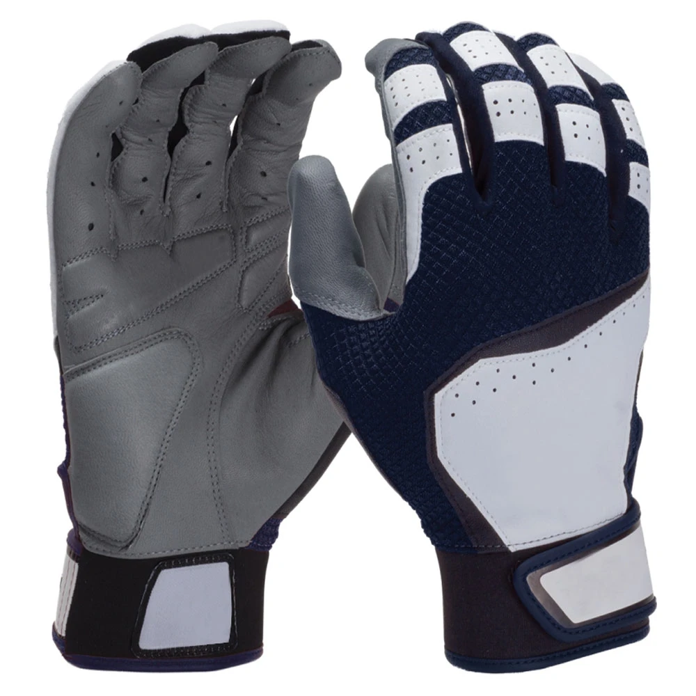 OEM Wholesale Cabretta Leather Best Quality Baseball Batting Gloves Breathable Customized logo Baseball Batting Gloves by Canleo
