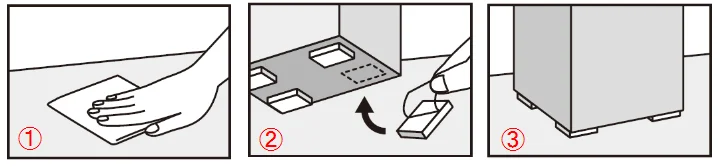 
Proseven Earthquake Proof Sticky PU Gel Mats for Cabinet (Made in Japan) 