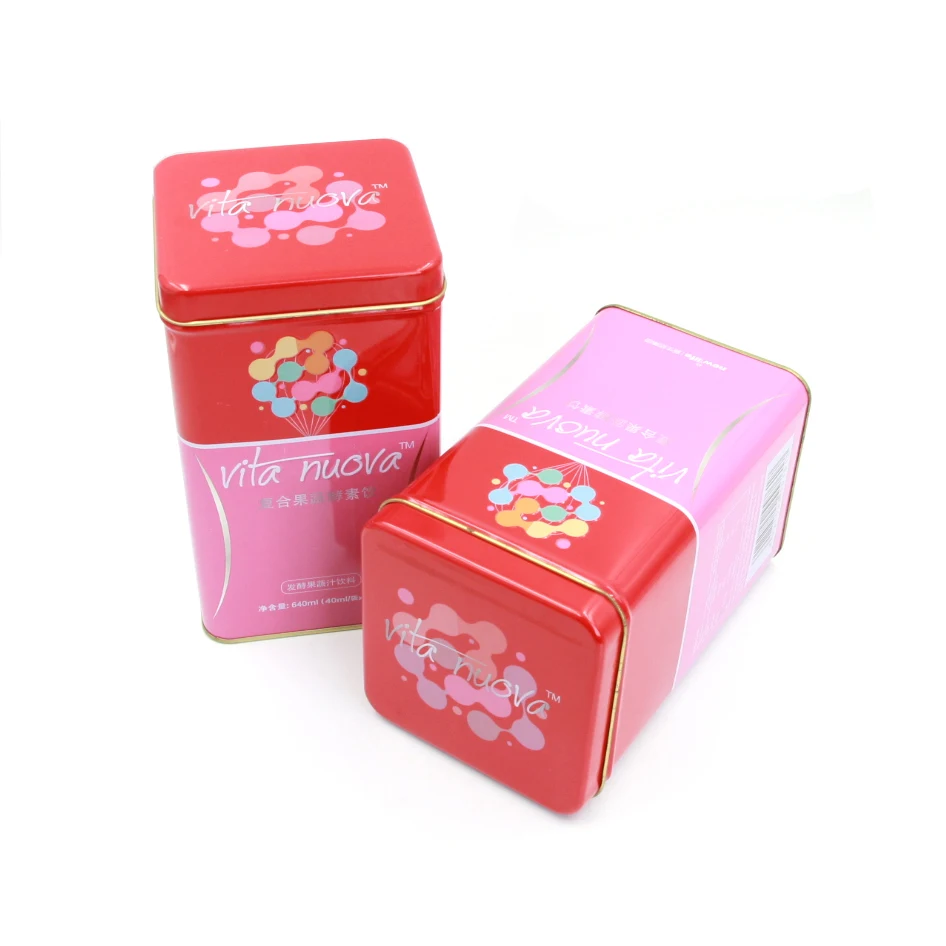 Wholesale Round Press Multi Function Storage Food Storage Cake Cookies Coffee Storage Tin Sets With Lid