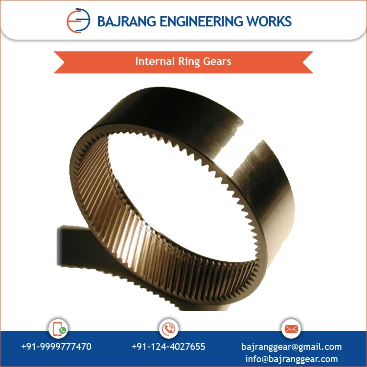 Best Market Price Alloy Steel Material Spur / Helical Tooth Profile Internal Ring Gears