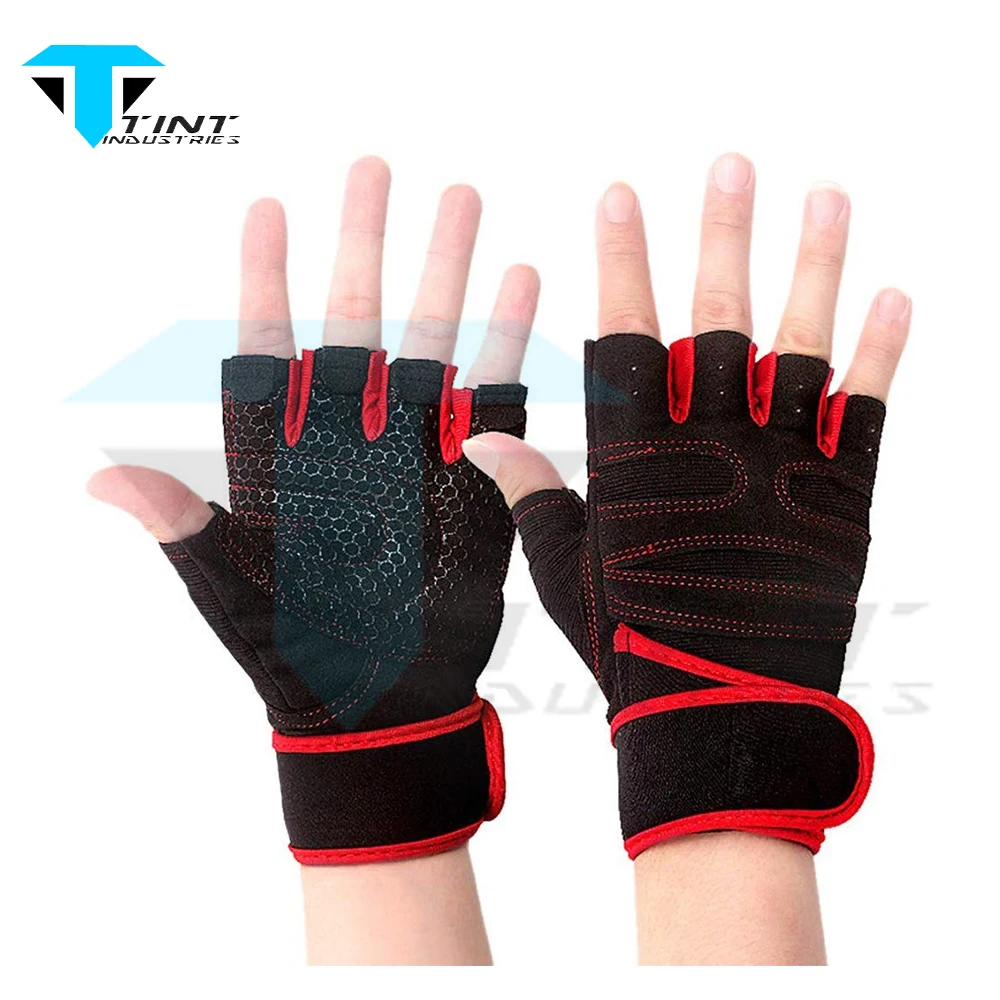 Training gloves Half finger workout fitness spots Gym weight lifting gloves For men women Hot sale products