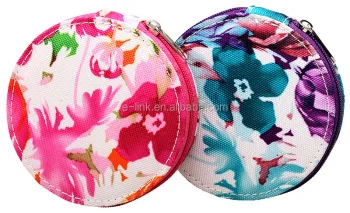 7 Day Round Pillbox Customized Logo Pastillero For Travel With Purse