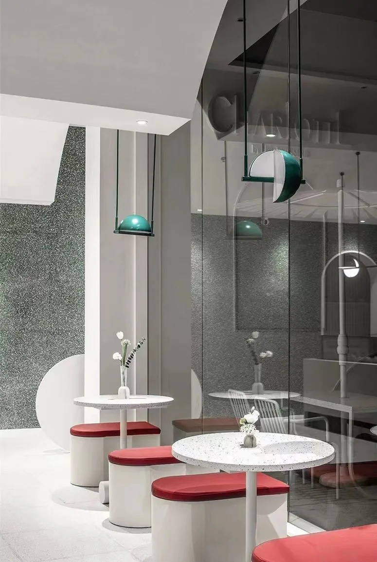 terrazzo table  home decor new design 900*900mm terrazzo aritificial stone