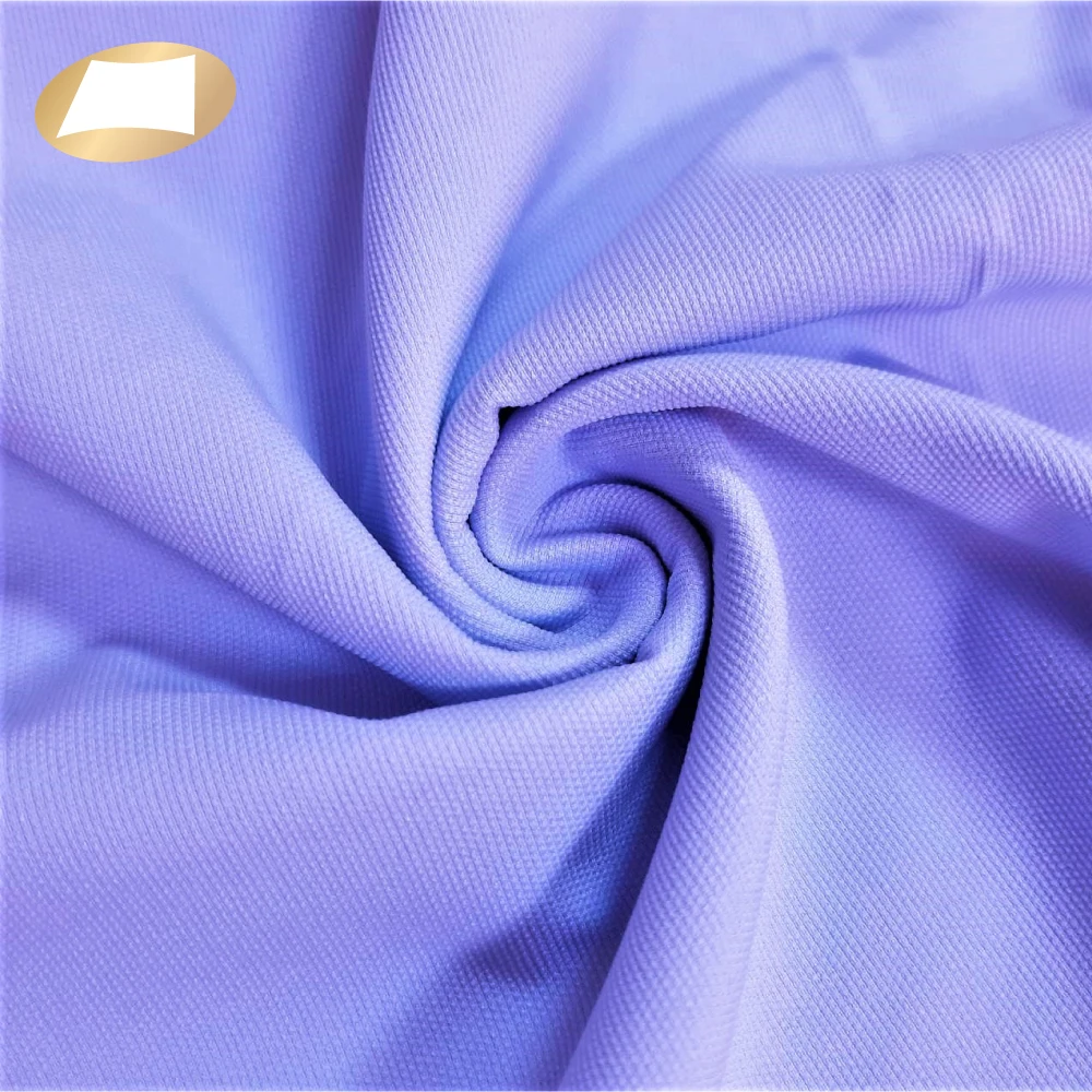 Recycle 90% polyester 10% spandex wicking uv cut woven fabric for casual shirts