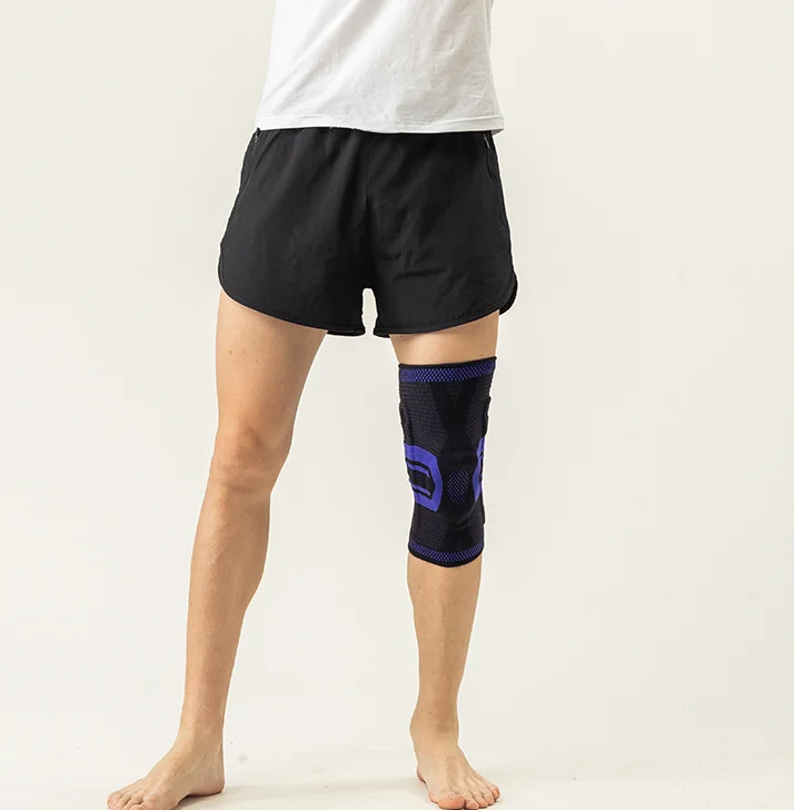 Miket elastic knee support wrap protective knee sleeve high compression knee brace